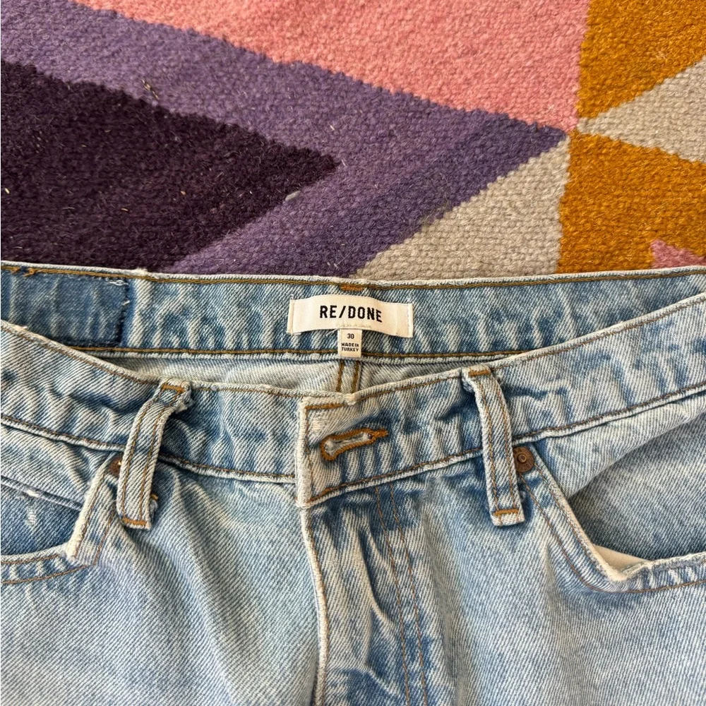 Re/Done High Waist Ripped Jeans - Picture 2 of 4